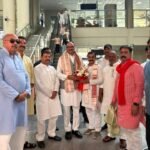 उत्तर प्रदेश सरकार के उपमुख्यमंत्री ब्रजेश पाठक नारी शक्ति वंदन अधिनियम कार्यक्रम हेतु पहुंचे काशी