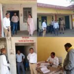 मंडी समिति मीरजापुर मे गेंहू खरीद केंद्रों पर जिला अधिकारी पवन कुमार गंगवार के निर्देश पर एडीएम सदर गुलाब चन्द्र ने मारा छापा