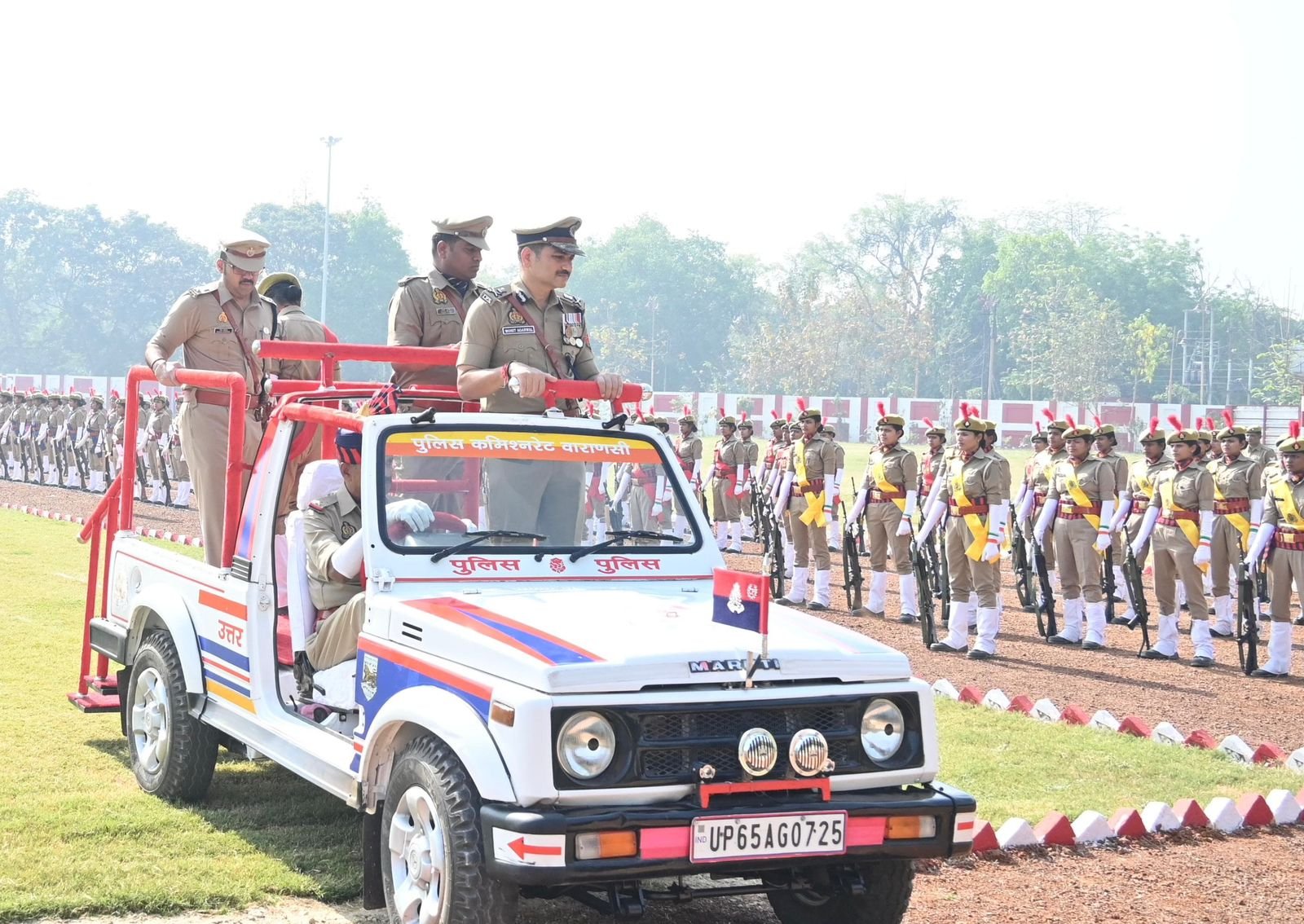 पुलिस आयुक्त कमिश्नरेट वाराणसी मोहित अग्रवाल के निर्देशन में रिजर्व पुलिस लाइन में प्रशिक्षणरत महिला आरक्षियों की पासिंग आउट परेड का ग्रैंड रिहर्सल सम्पन्न, महिला सशक्तिकरण की दिशा में एक और सशक्त कदम ;