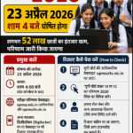 UP Board Result 2026: 23 अप्रैल को शाम 4 बजे आएगा रिजल्ट, 52 लाख छात्रों का इंतजार खत्म;