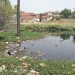 लोहता के कोटवां डिहवा में नाला जाम, घरों में घुस रहा गंदा पानी, तबेले का गोबर बना कारण;