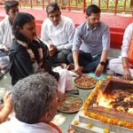 पश्चिम बंगाल का रिजल्ट आने से पहले काशी में हवन पूजन  का दौर जारी, भारतीय जनता पार्टी की जीत की कामना के लिए किया गया हवन पूजन;