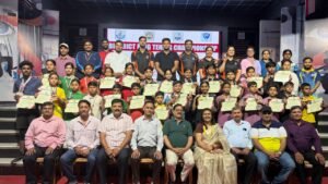 जिला रिंग टेनिस प्रतियोगिता का सफल आयोजन, खिलाड़ियों ने दिखाया शानदार प्रदर्शन;