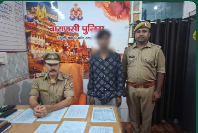सिगरा इंस्पेक्टर संजय मिश्रा ने पाक्सो एक्ट के वांछित अभियुक्त को किया गिरफ्तार;