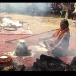 मानव कल्याण के लिए छितौनी गांव में हुआ कराहा पूजन;