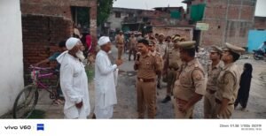 बकरा ईद से पहले लोहता पुलिस का पैदल गश्त, थाना प्रभारी बोले- अफवाह फैलाने वालों पर होगी सख्त कार्रवाई;