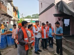 सुबह छावनी तो शाम रामनगर में घर-घर पहुंचे विधायक सौरभ श्रीवास्तव;