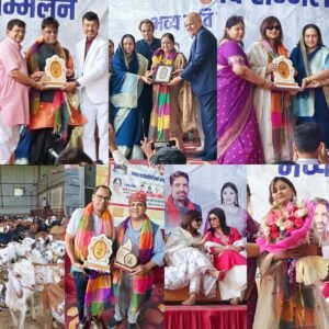 अमीनगर सराय में जीवदया संस्थान बकराशाला व मानव सेवा आश्रम ने मनाया वार्षिकोत्सव- ;