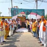 विधायक सौरभ श्रीवास्तव ने 34 लाख रुपये की सीवर एवं इंटरलॉकिंग सड़क परियोजना का किया शिलान्यास;
