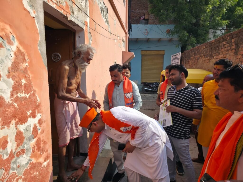 विधायक सौरभ श्रीवास्तव ने किया सघन जनसंपर्क, सुनीं जनसमस्याएं;
