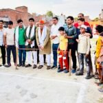 गायत्री स्पोर्टिंग क्लब के तत्वावधान में क्रिकेट प्रतियोगिता का विधायक सौरभ ने किया शुभारंभ;