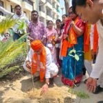 रामनगर की उमा निलयम सोसाइटी एवं किड्जी स्कूल में विधायक सौरभ श्रीवास्तव ने किया वृक्षारोपण;